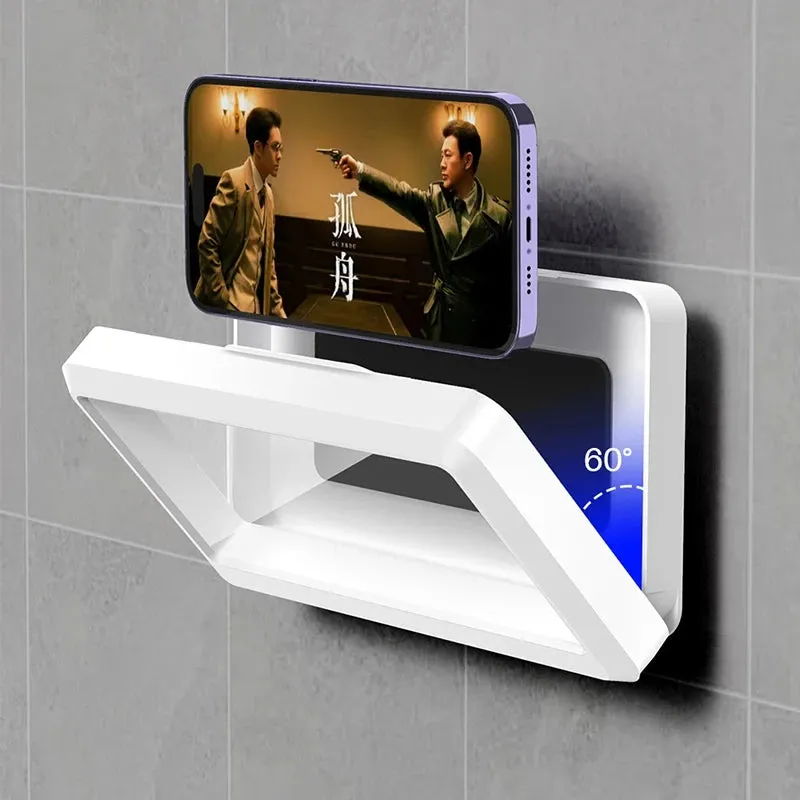 Bathroom Waterproof Phone Holder Shower Phone Case Seal Protection Touch Screen Mobile Phone Box for Kitchen Wall Stand Shelves