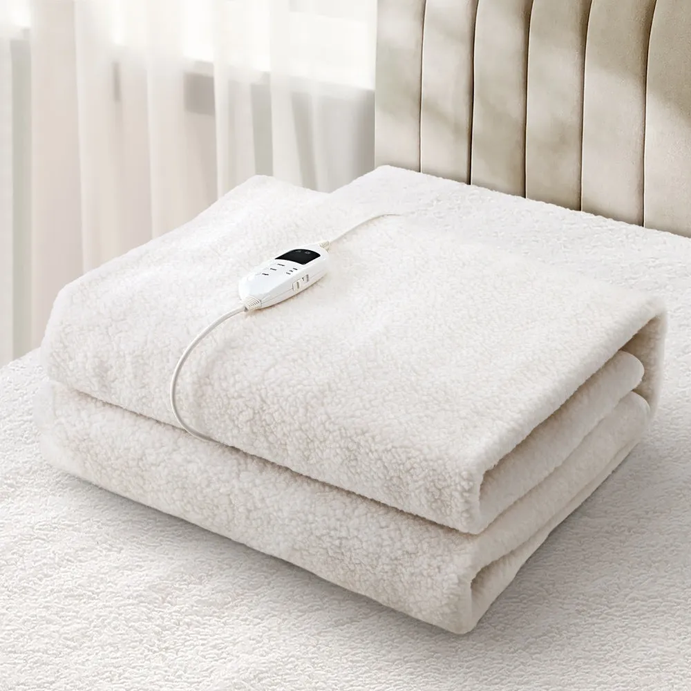 Bedra Electric Blanket Fully Fitted Fleece Heated Single