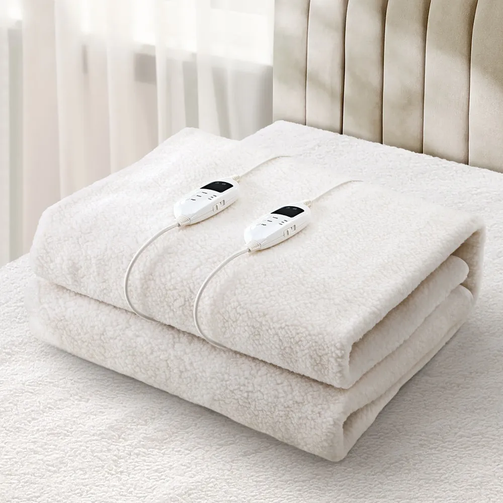 Bedra Electric Blanket Washable Fleece Fully Fitted Double