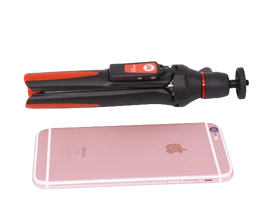 Benro Mefoto MK10 Mini Mobile Tripod For phone, Gopro ,Camera Bluetooth Control Selfie Stick Tripod Red