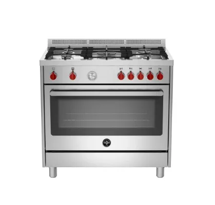 Bertazzoni RIS95C61LBX/XR/XB/XW/XG 90 cm 5-burner Range Cooker Electric Oven