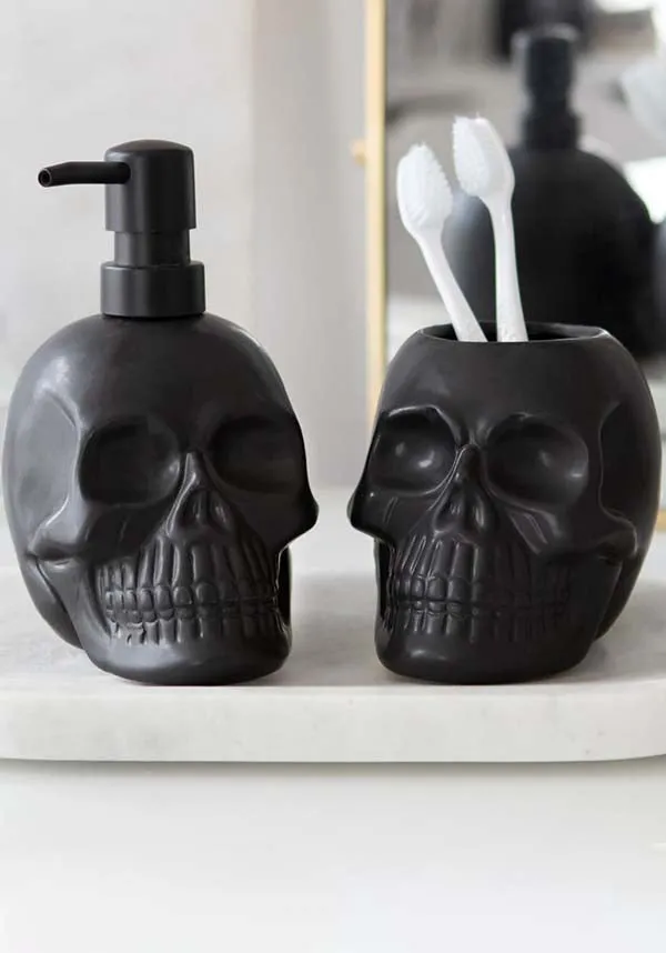 Black Skull | TOOTHBRUSH HOLDER