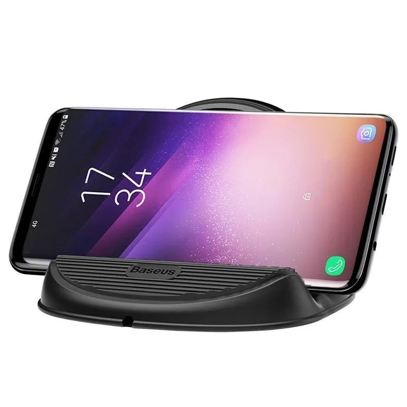 Black Wireless Charger Silicone Horizontal from Baseus  (open box)