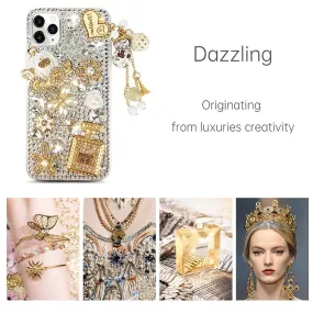 Bling Diamond Rhinestone Flower Phone Case For IPhone