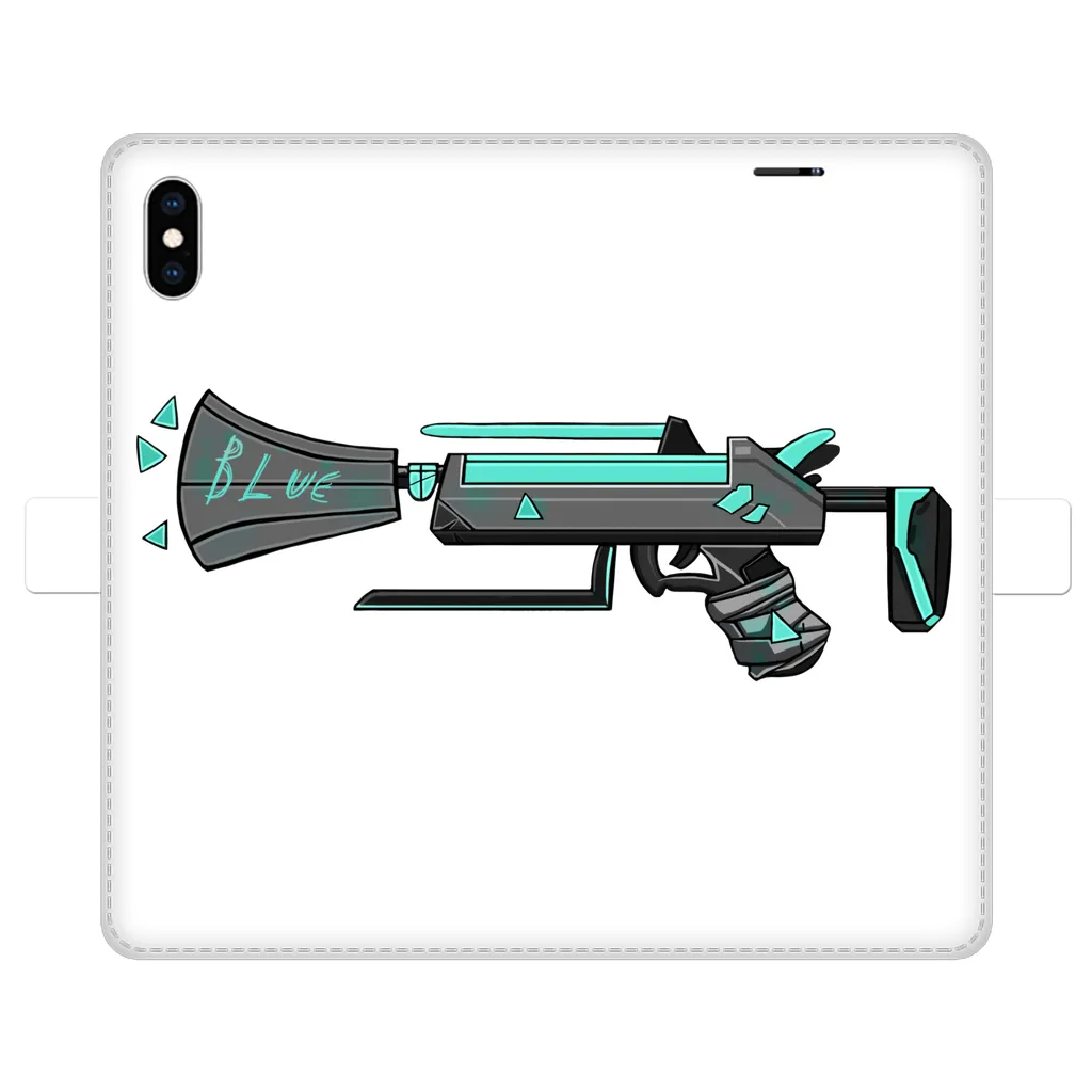 Blue Weapon Fully Printed Wallet Cases