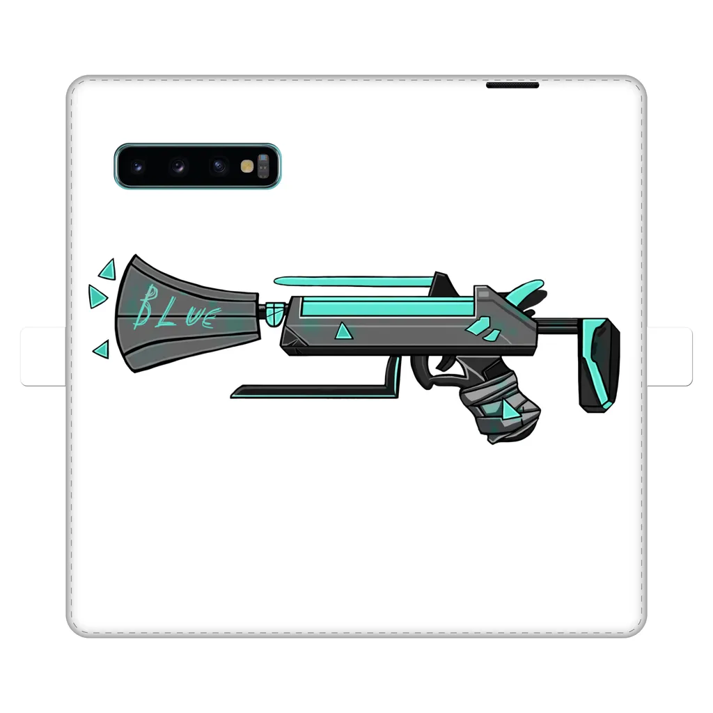 Blue Weapon Fully Printed Wallet Cases