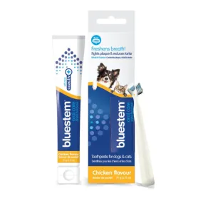 Bluestem Toothpaste & Brush Combo - Chicken Flavour 70g