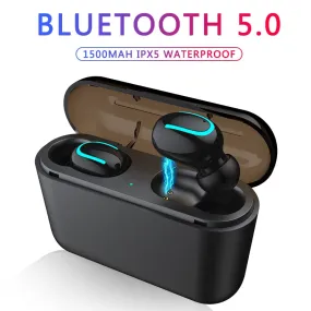 Bluetooth Earphones, TWS Wireless Blutooth 5.0 Earbuds, Gaming Headset Phone