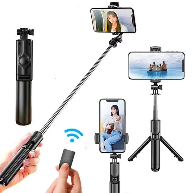 Bluetooth Selfie Stick Wireless Retractable Mini Tripod with Wireless Remote Shutter S03