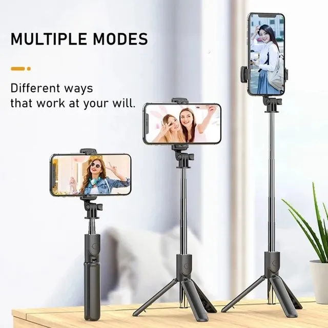 Bluetooth Selfie Stick Wireless Retractable Mini Tripod with Wireless Remote Shutter S03