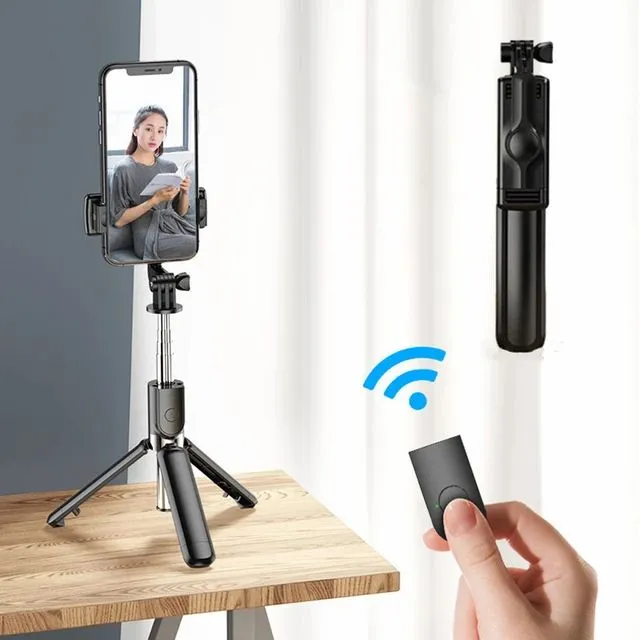 Bluetooth Selfie Stick Wireless Retractable Mini Tripod with Wireless Remote Shutter S03