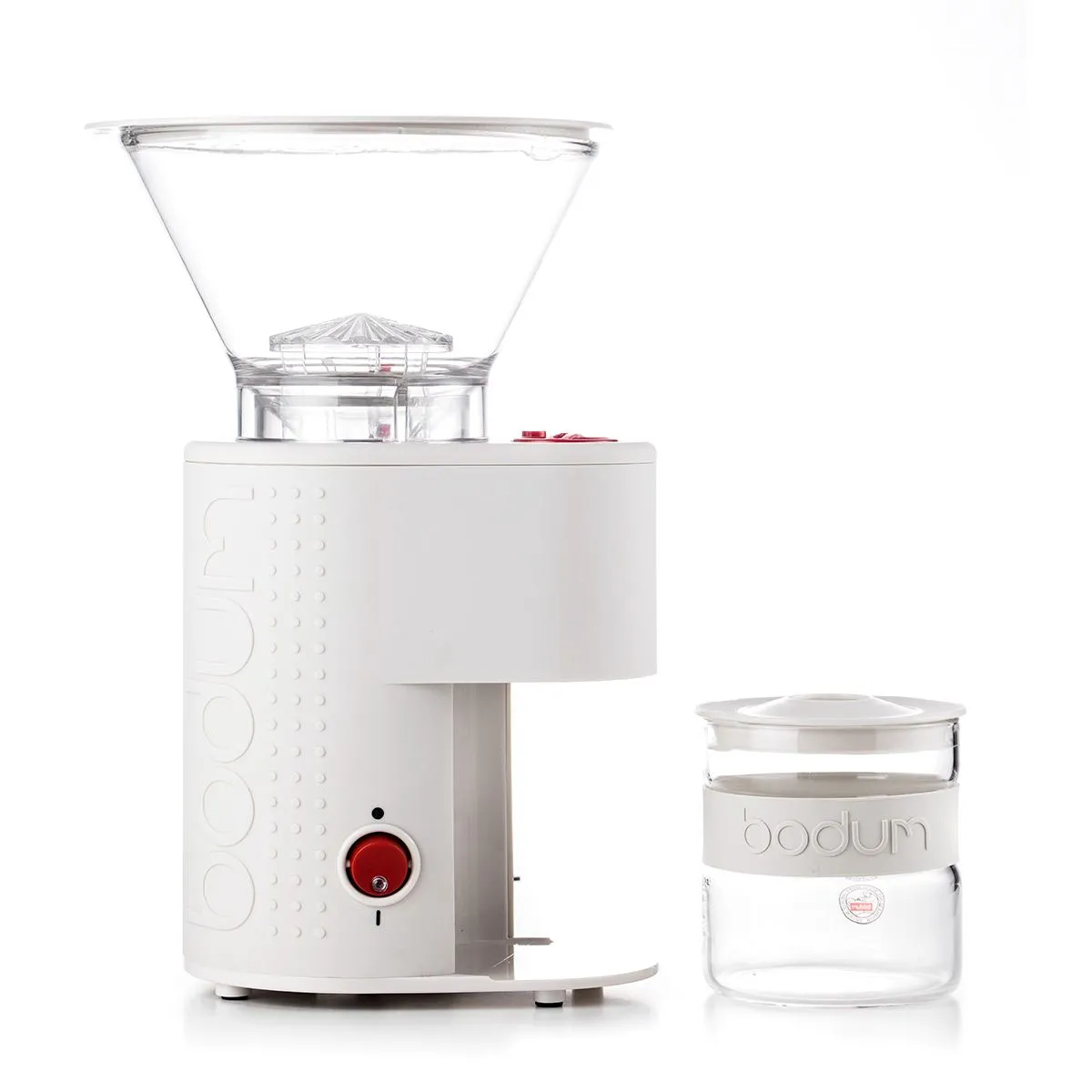 Bodum Bistro Electric Coffee Grinder With Conical Grinder, Cream