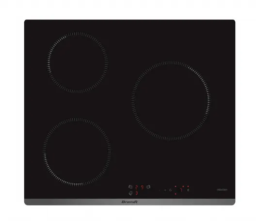 Brandt BPI6309B 3 Zones 60cm Built-in Induction Hob