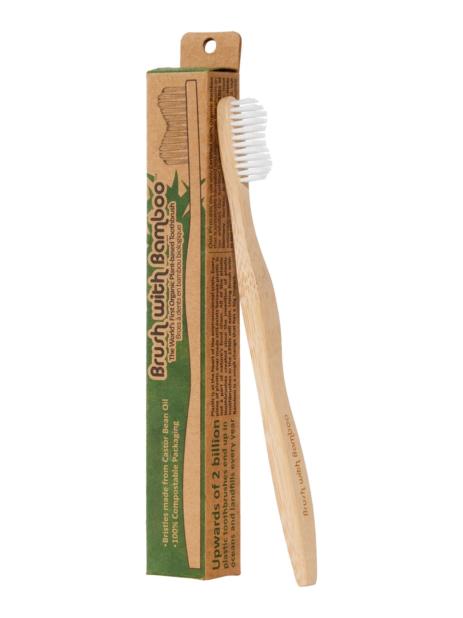 Brush With Bamboo - Soft Plant-Based Bamboo Toothbrush