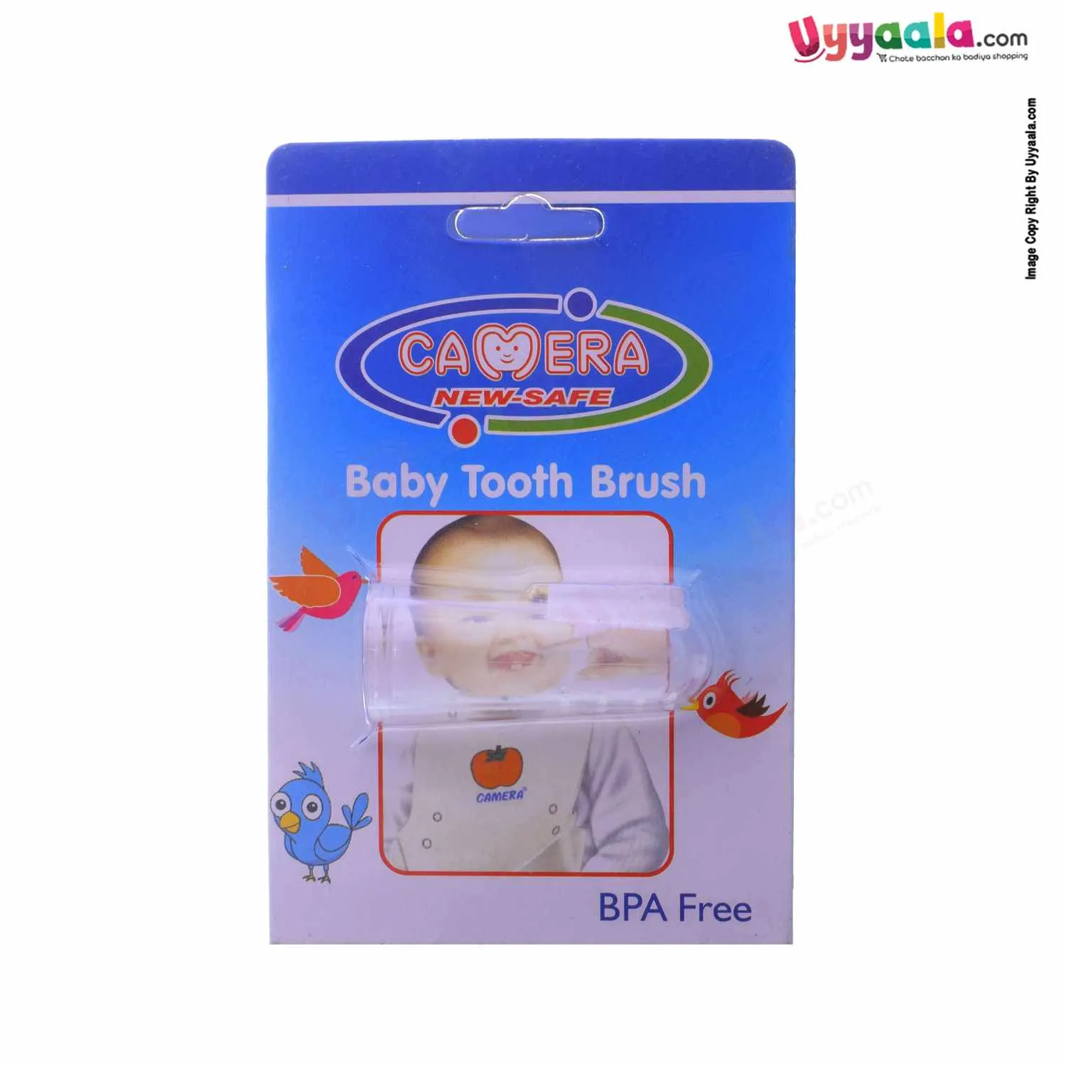 CAMERA Soft Silicone Baby Finger Toothbrush - 3 m age