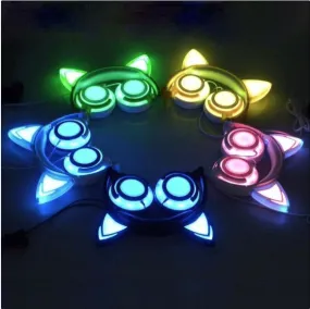 Cat Ear LED Headphones