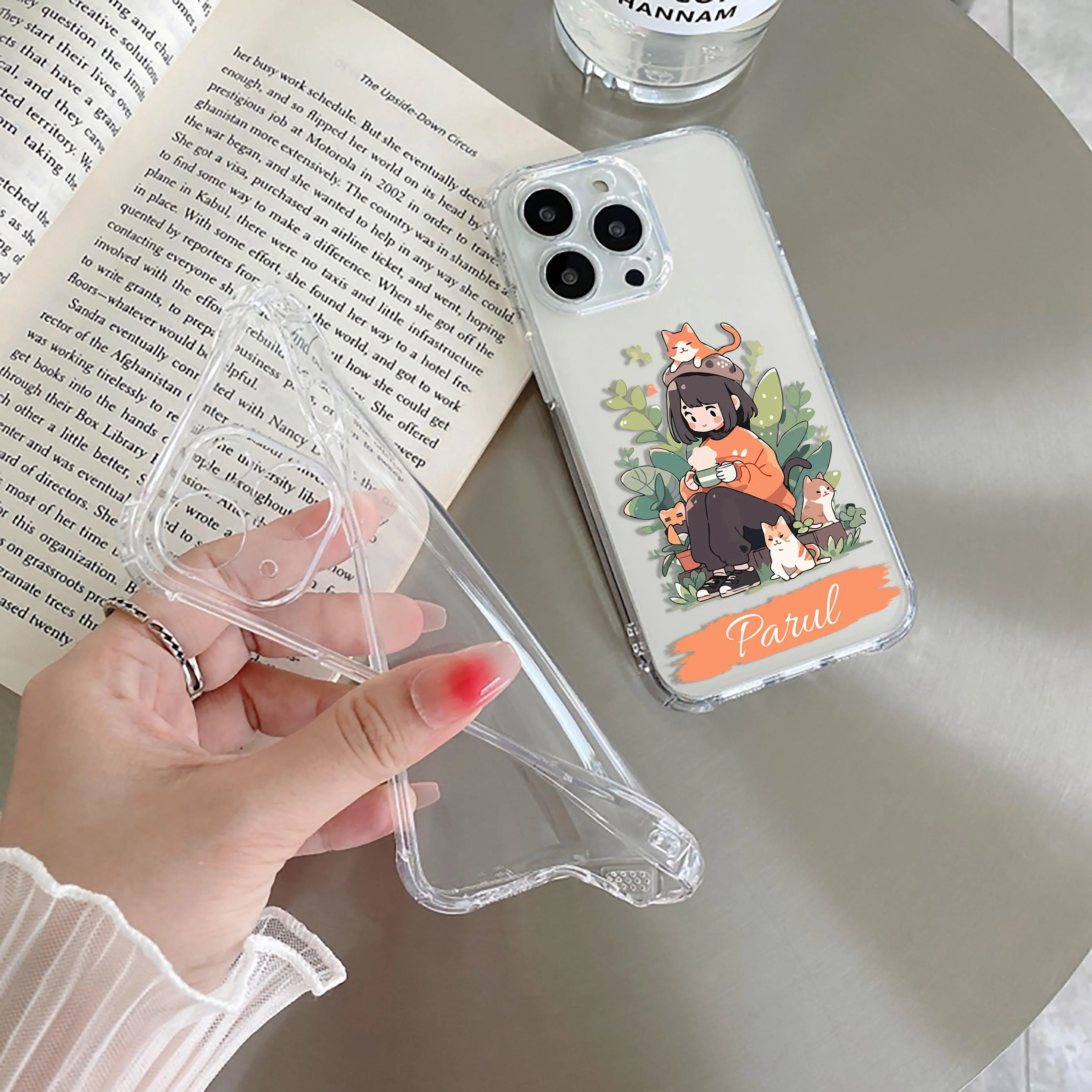 Cat Lover Customize Transparent Silicon Case For Realme/Narzo