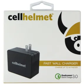 CellHelmet Universal USB Fast Wall Charger - Black