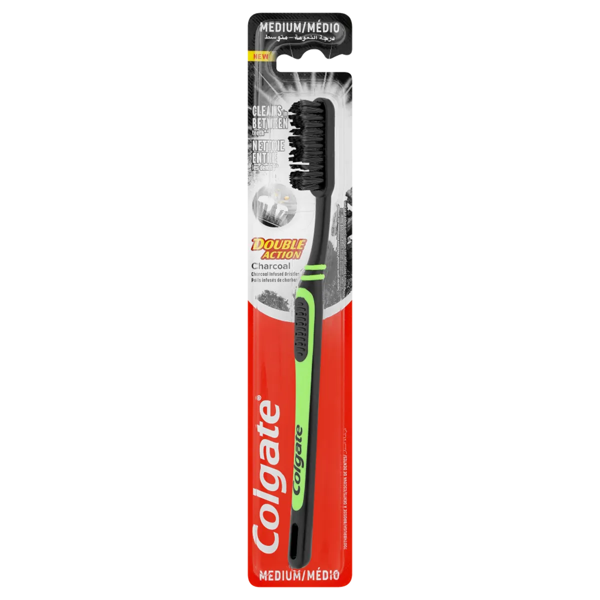 Colgate Double Action Charcoal Toothbrush