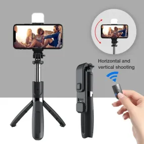 Compatible with Apple, Bluetooth Selfie Stick Tripod