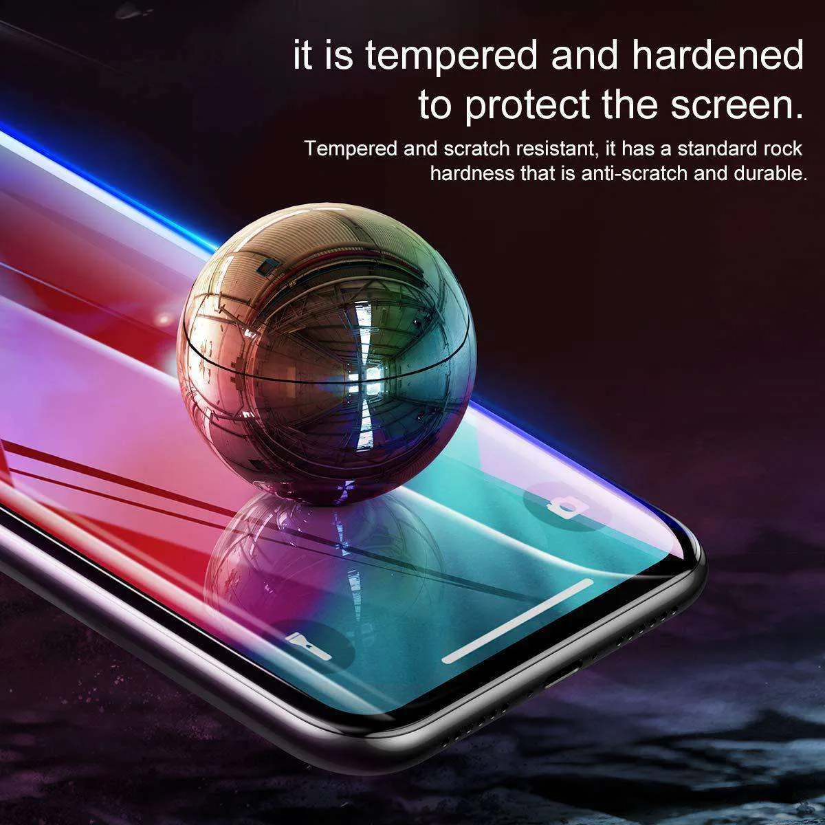 Curved Tempered Glass Screen Protector for iPhone 11 Pro Max