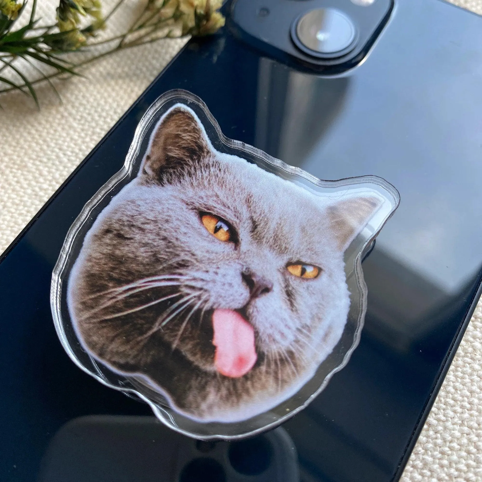 Customize Your Perfect Gift: Personalized Phone Grip Holder | Any Image Welcome