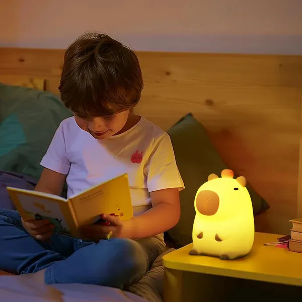 Cute Capybara Rechargeable Nightlight Lamp