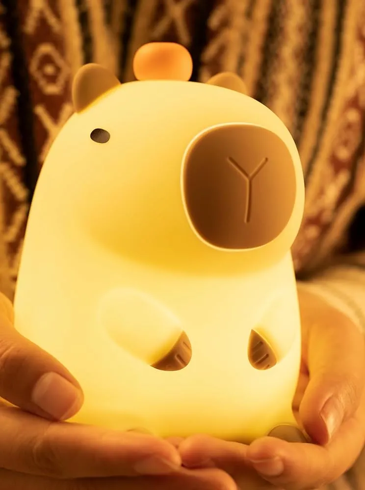 Cute Capybara Rechargeable Nightlight Lamp