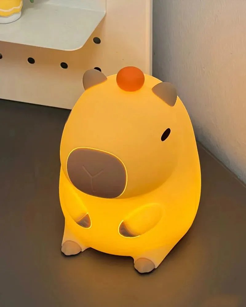 Cute Capybara Rechargeable Nightlight Lamp