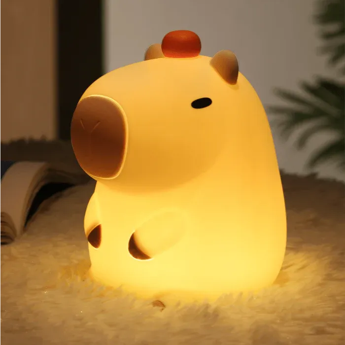 Cute Capybara Rechargeable Nightlight Lamp