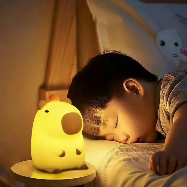 Cute Capybara Rechargeable Nightlight Lamp