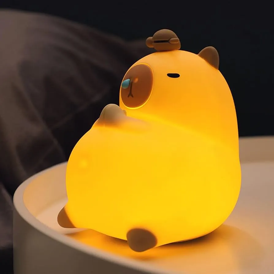 Cute Capybara Rechargeable Nightlight Lamp