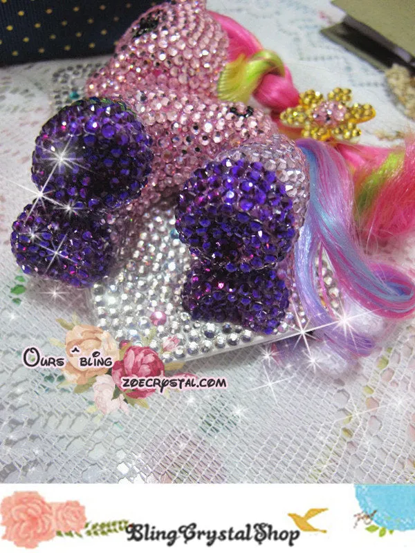 Czech/ Swarovski My Little Pony BLING Crystal 3D Cell Phone Case