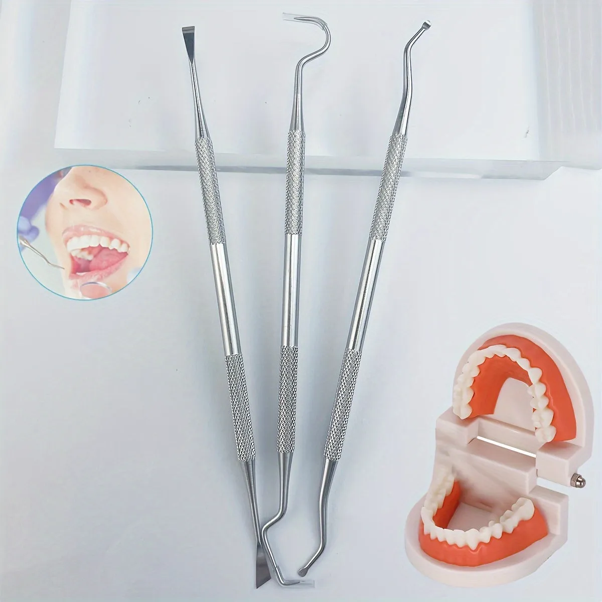 Dental Tools Set for Tartar Removal and Oral Hygiene