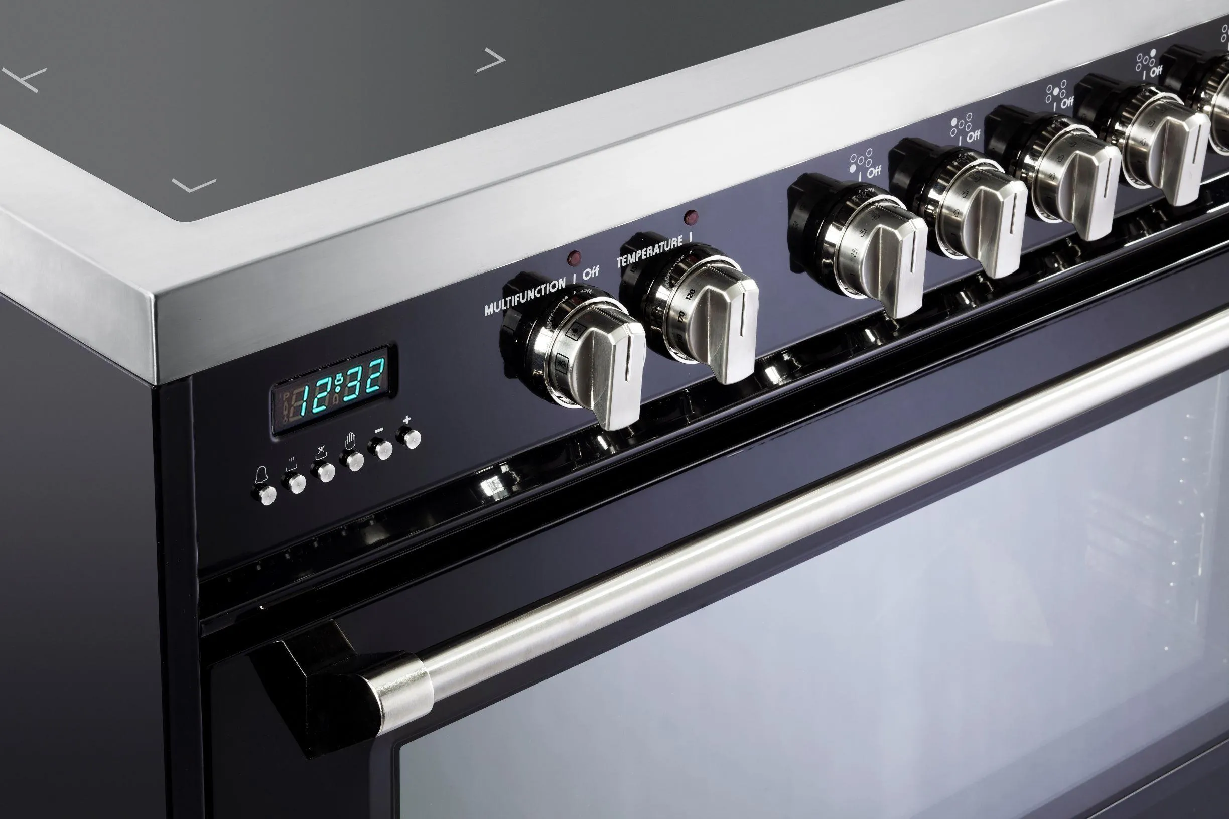 Designer 36" Induction Single Oven Range - Gloss Black