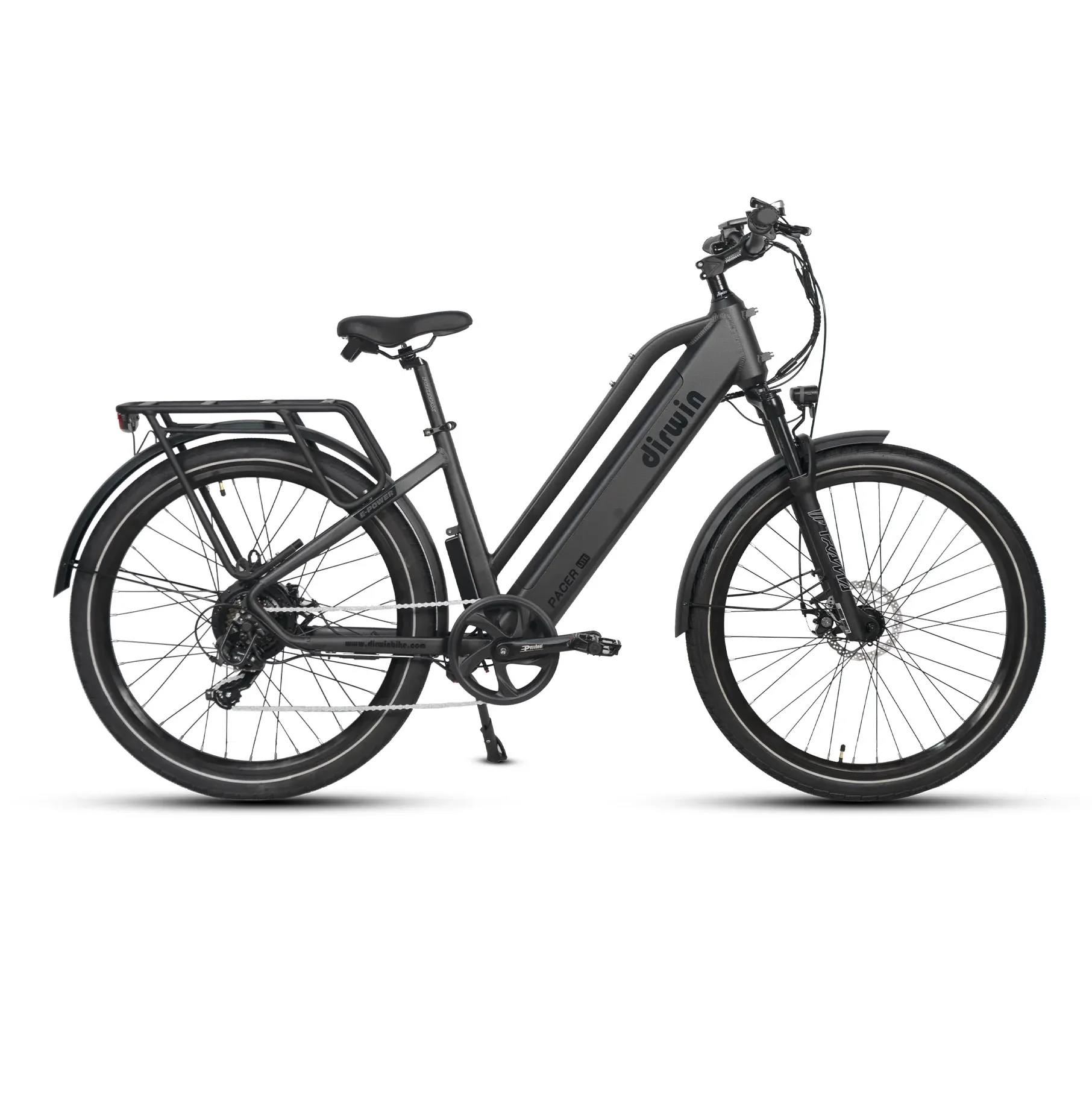 Dirwin 500W 48V Pacer Lite Long Range Step-Thru Electric Bike