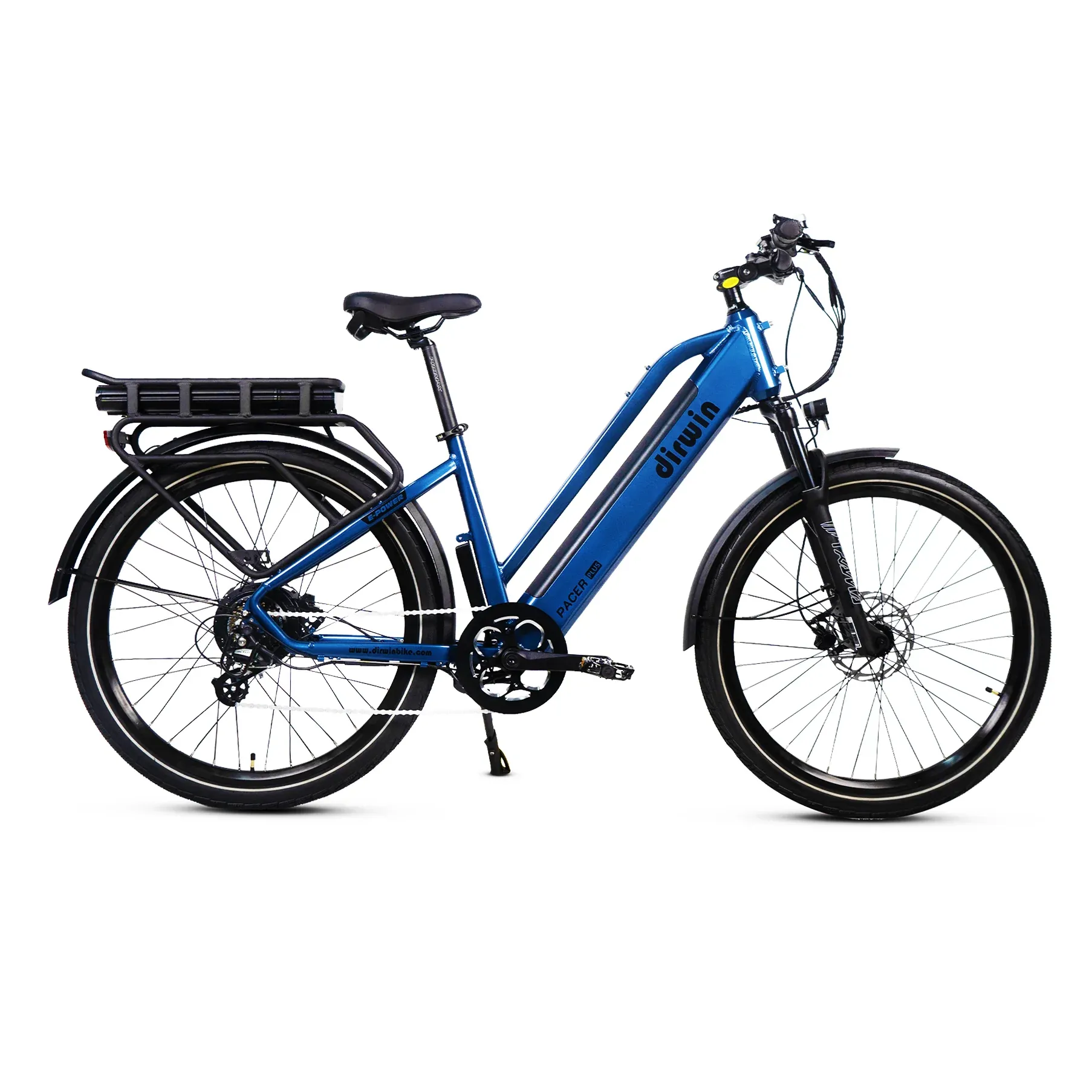 Dirwin 500W 48V Pacer Plus Step-Thru Long Range Electric Bike