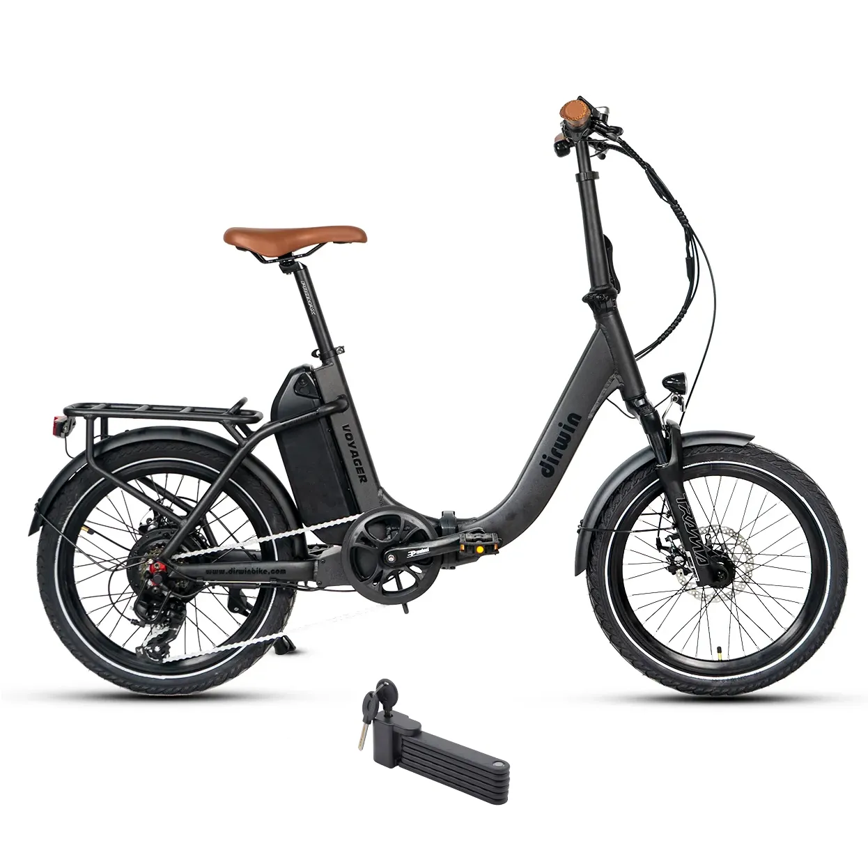 Dirwin 500W 48V Voyager Folding Step-Thru Electric Bike