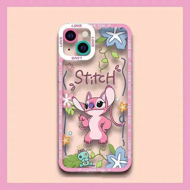 Disney Stitch Shockproof Soft Case (For iPhones)