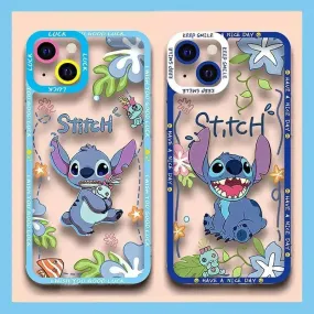 Disney Stitch Shockproof Soft Case (For iPhones)