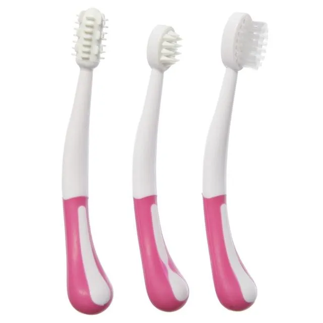 Dreambaby Toothbrush Set 3 Stage - Pink DB00324