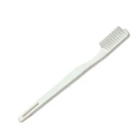 Dynarex Toothbrush, White, Adult, 1 Count