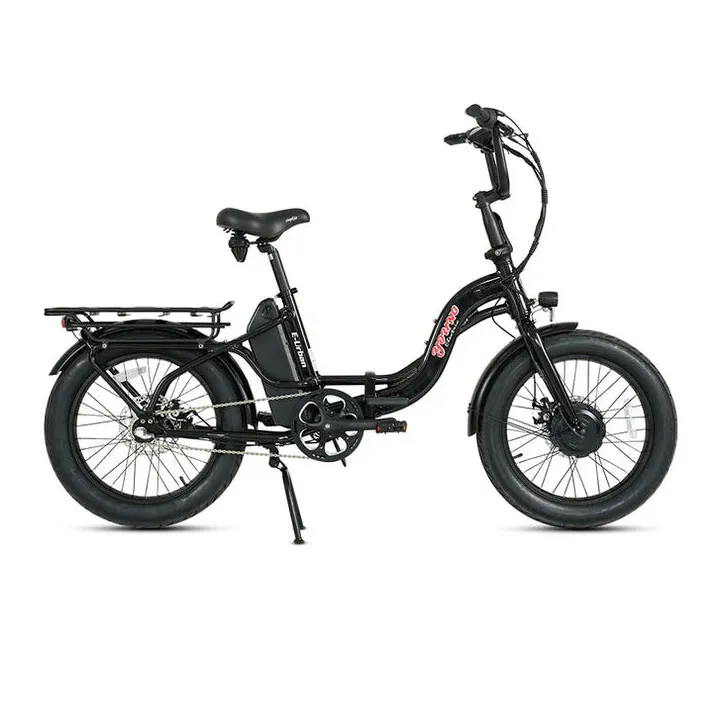 E-Joe 500W Young Electric E-Urban Lightweight Folding Fat Tire Step-Thru Electric Bike