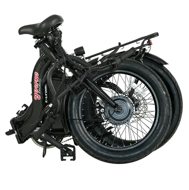 E-Joe 500W Young Electric E-Urban Lightweight Folding Fat Tire Step-Thru Electric Bike