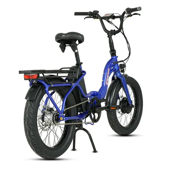 E-Joe 500W Young Electric E-Urban Pro Lighweight Folding Fat Tire Step-Thru Electric Bike