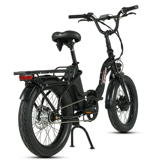 E-Joe 500W Young Electric E-Urban Pro Lighweight Folding Fat Tire Step-Thru Electric Bike