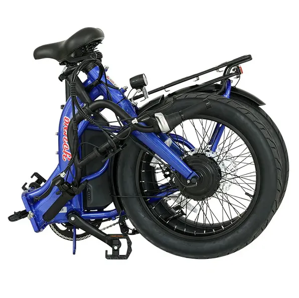 E-Joe 500W Young Electric E-Urban Pro Lighweight Folding Fat Tire Step-Thru Electric Bike