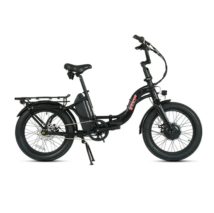 E-Joe 500W Young Electric E-Urban Pro Lighweight Folding Fat Tire Step-Thru Electric Bike