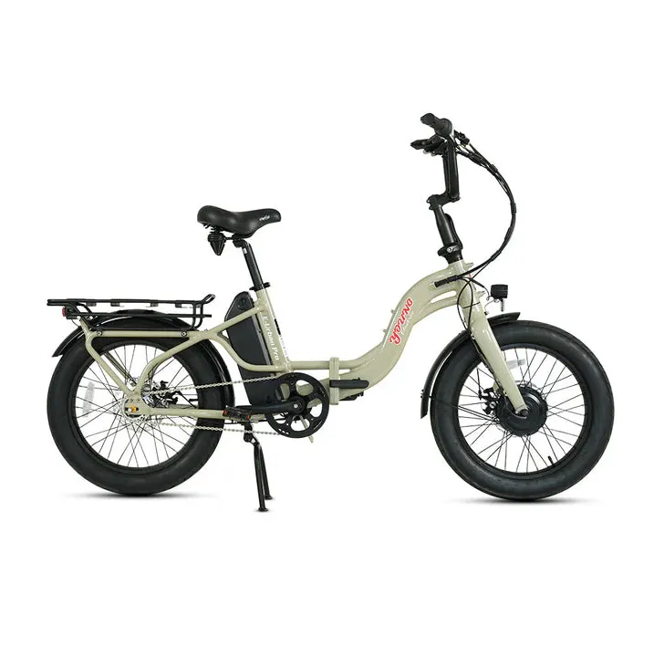 E-Joe 500W Young Electric E-Urban Pro Lighweight Folding Fat Tire Step-Thru Electric Bike