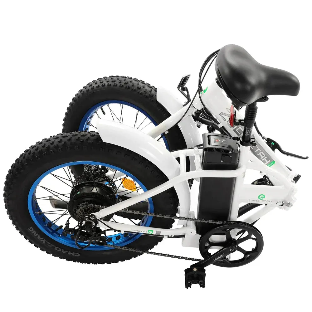 Ecotric 20" 36V 500W Fat Tire Folding Electric Bike